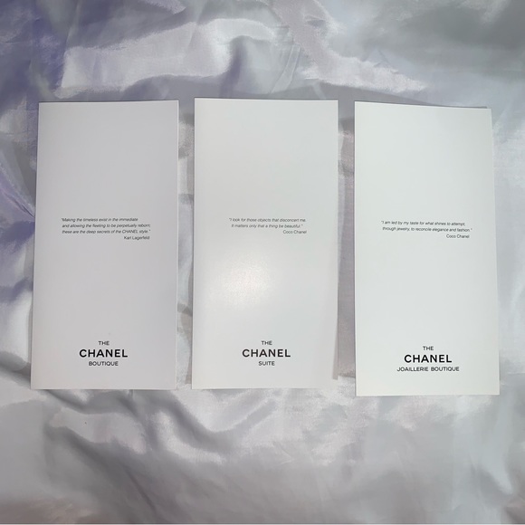 RARE! vintage 1996 CHANEL marketing ephemera BOX SET for NYC Flagship Store - Picture 8 of 12